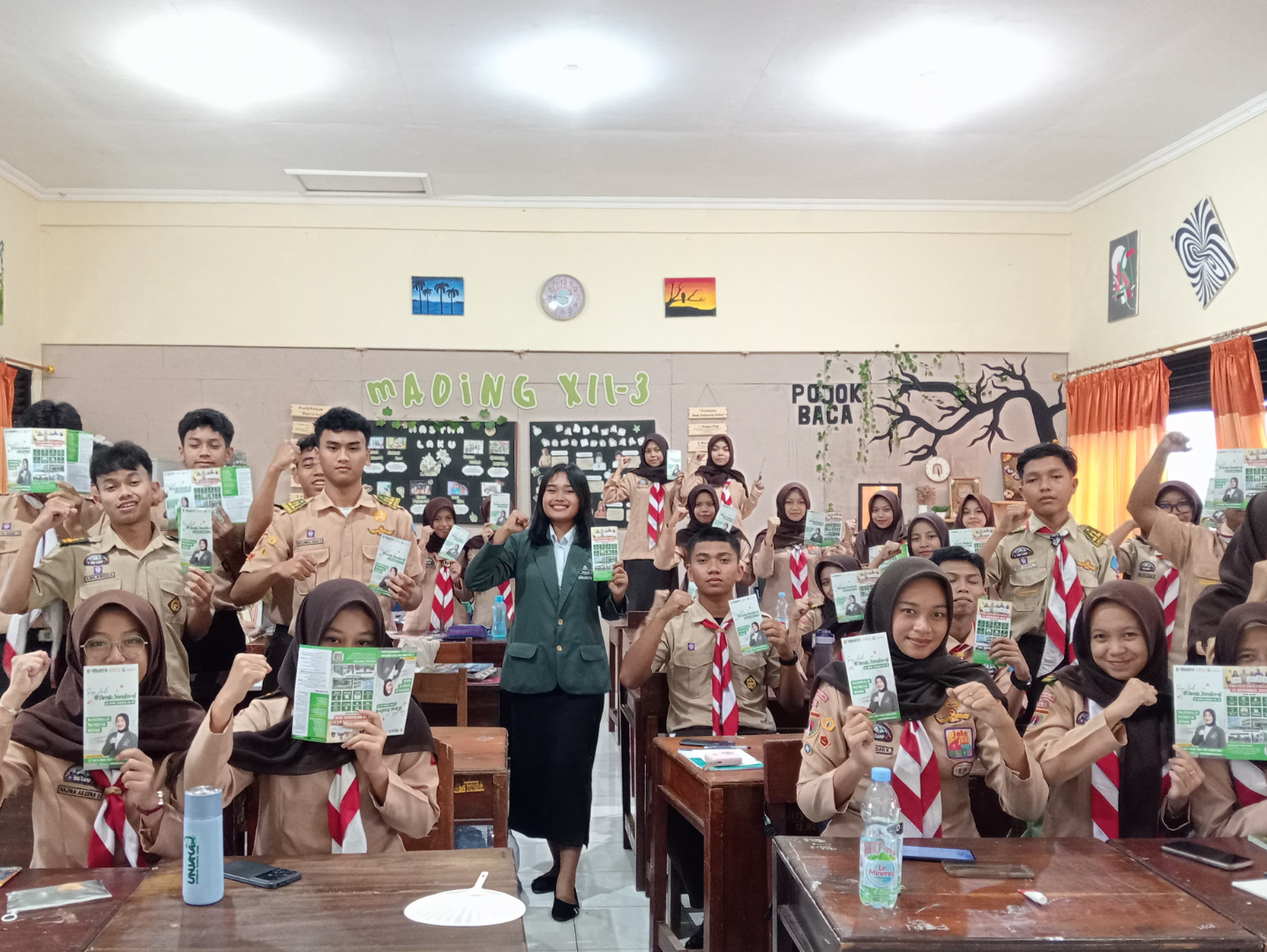 UNJAYA Sosialisasikan Penerimaan Mahasiswa Baru di SMAN 1 Dukun